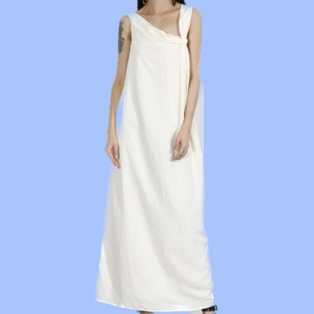 Shaina Mote "Elia dress" in cream